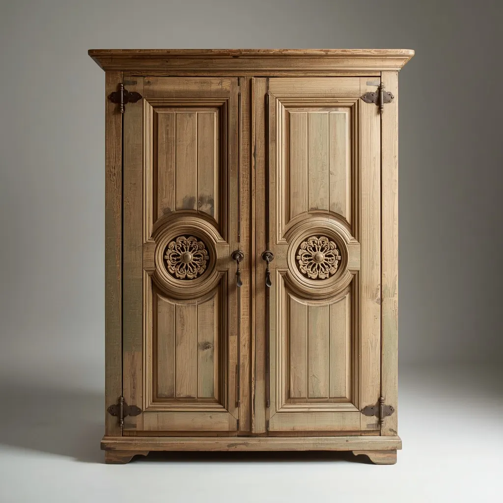 Restaurierter Bauernschrank