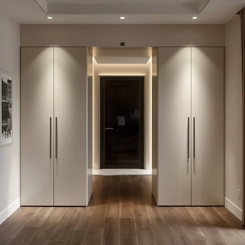Einbauschrank Tanne gekalkt